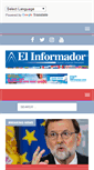 Mobile Screenshot of elinformador.us
